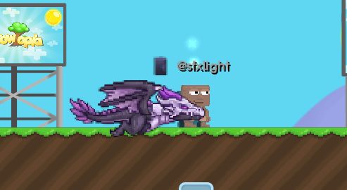 Player standing beside a large companion